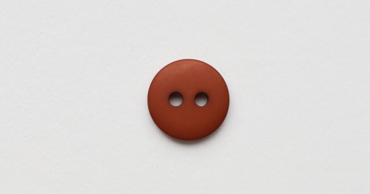 Classic Matte Buttons Chestnut 12mm Atelier Brunette 内田ミシン商会