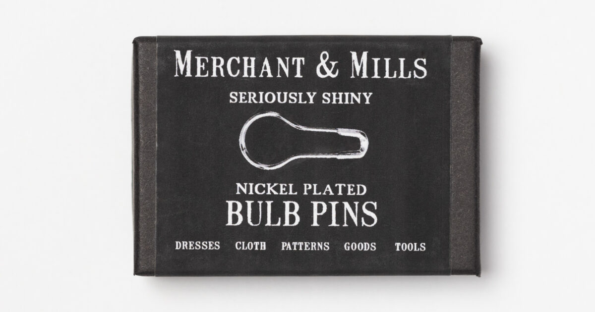 Nickel Bulb Pins | Merchant&Mills | 内田ミシン商会