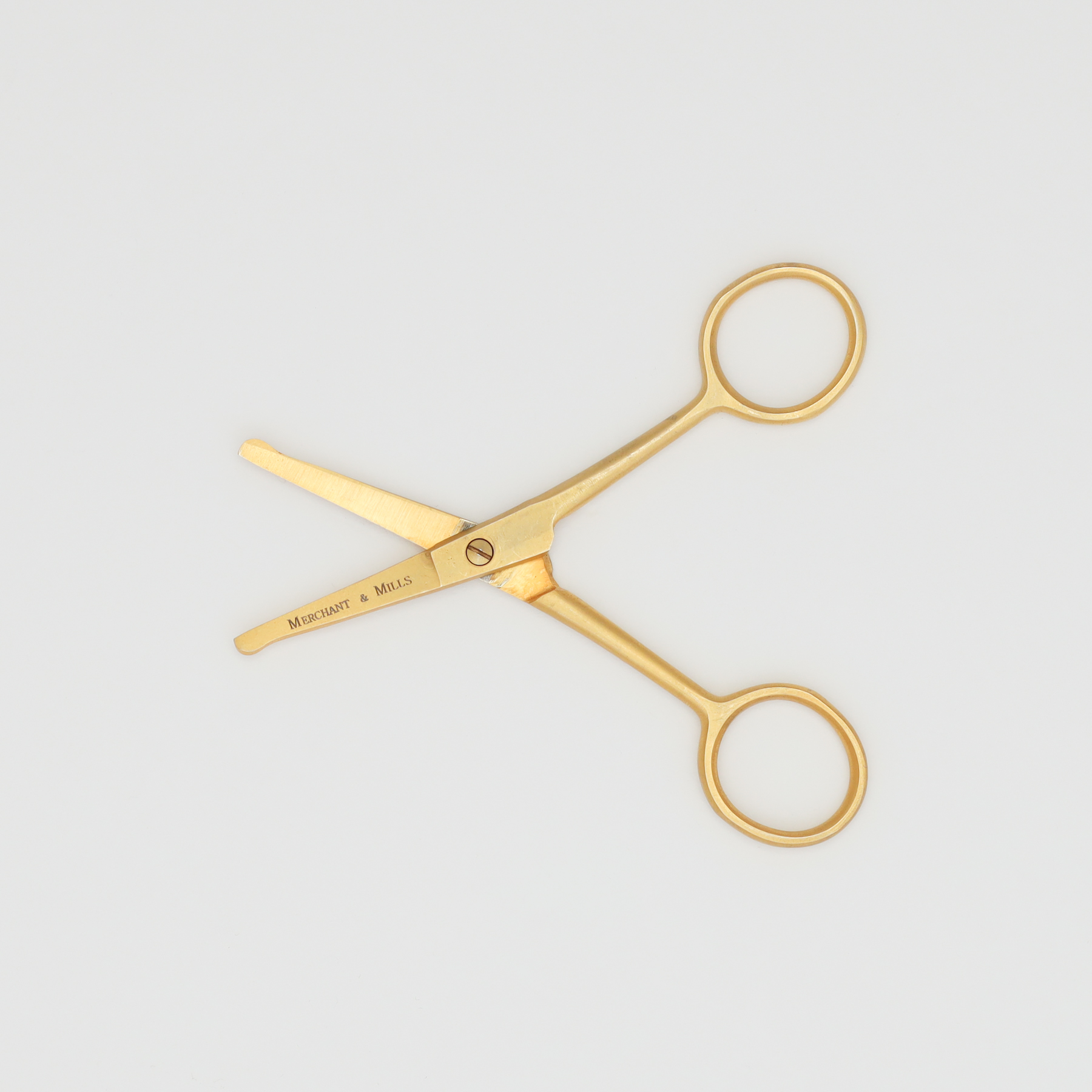 Short Blade Safety Gold Scissors