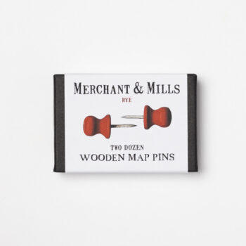 Wooden Map Pins Red