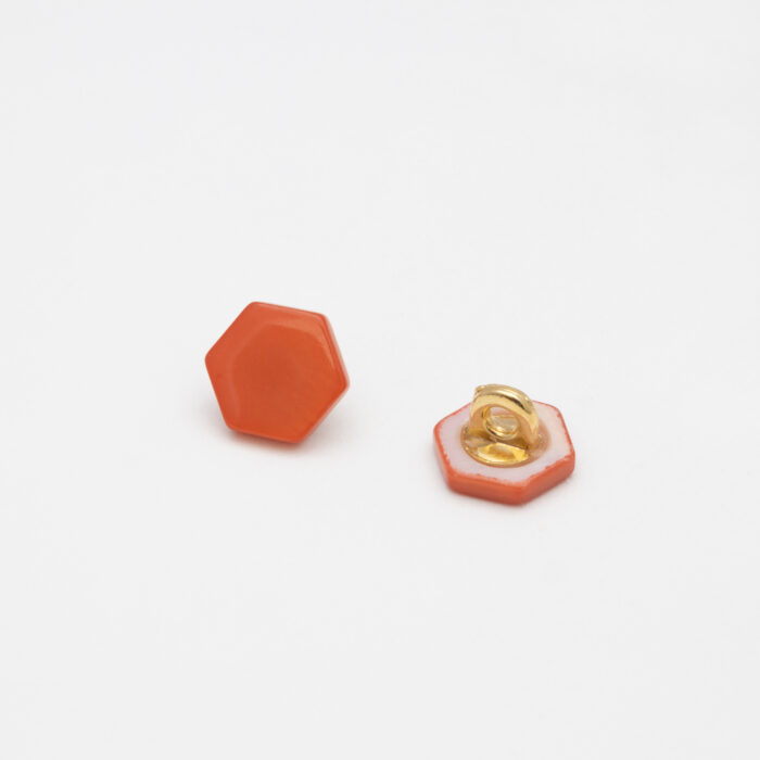 Quartz Buttons - Tangerine