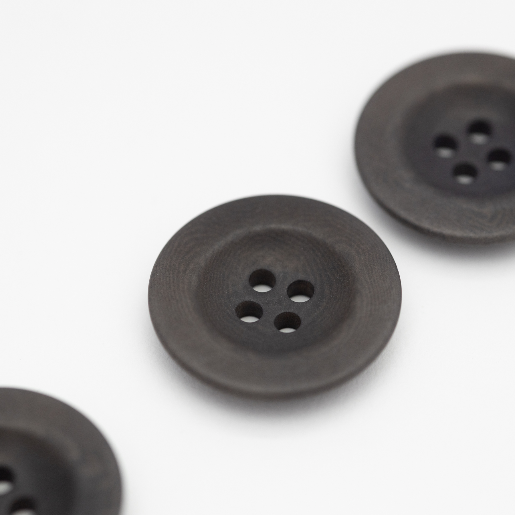Grey Corozo Buttons 22mm