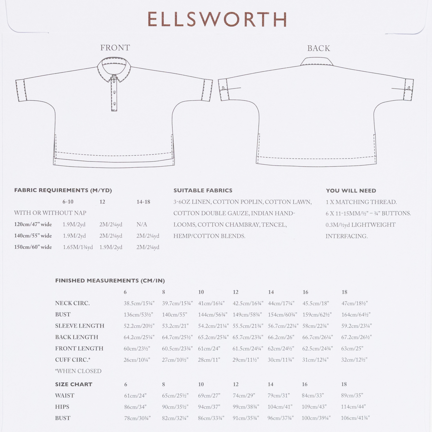 Ellsworth (UK Size 6-18)