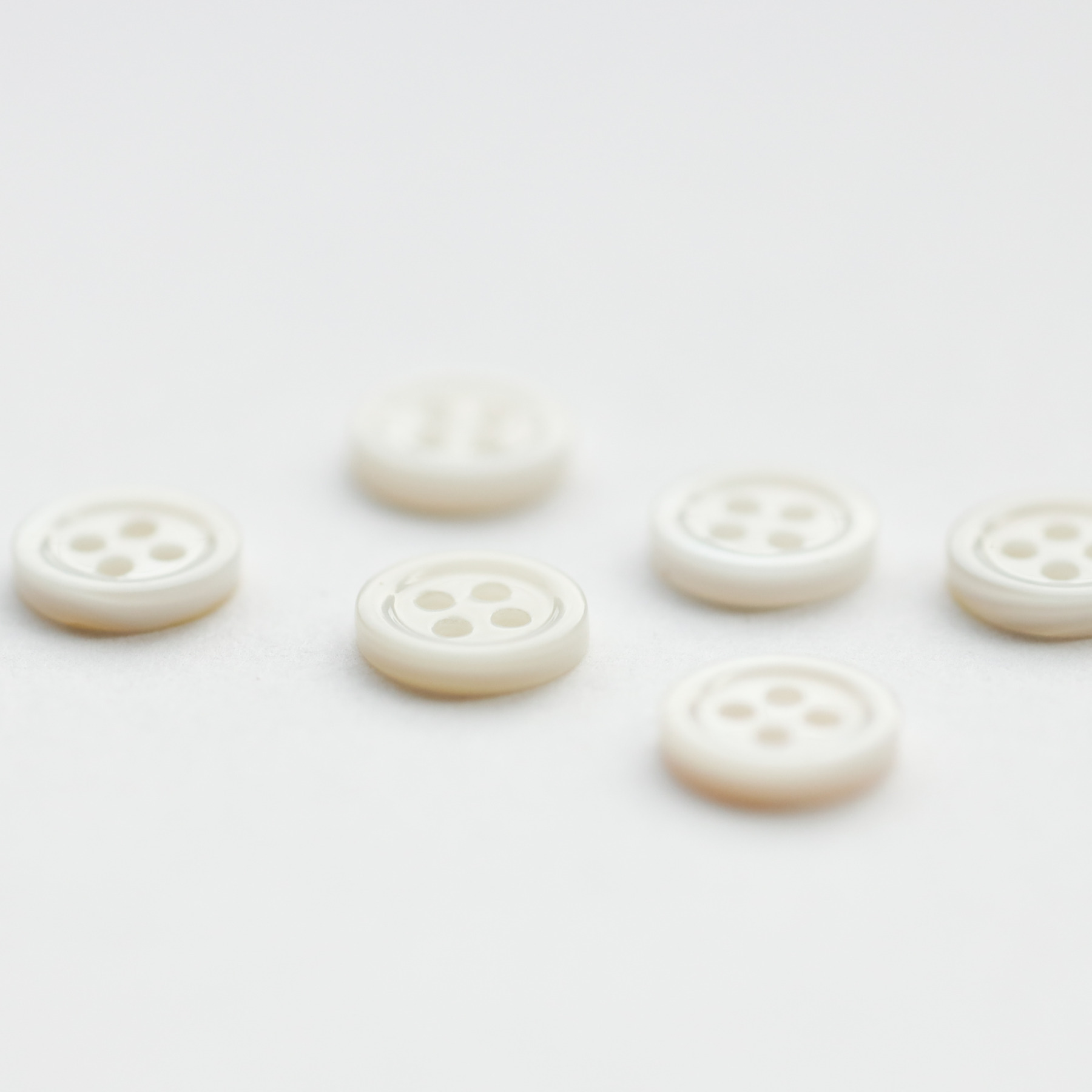 Bliss Buttons - Off-White (9mm)