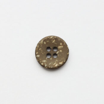 Olive Speckles 18mm Button