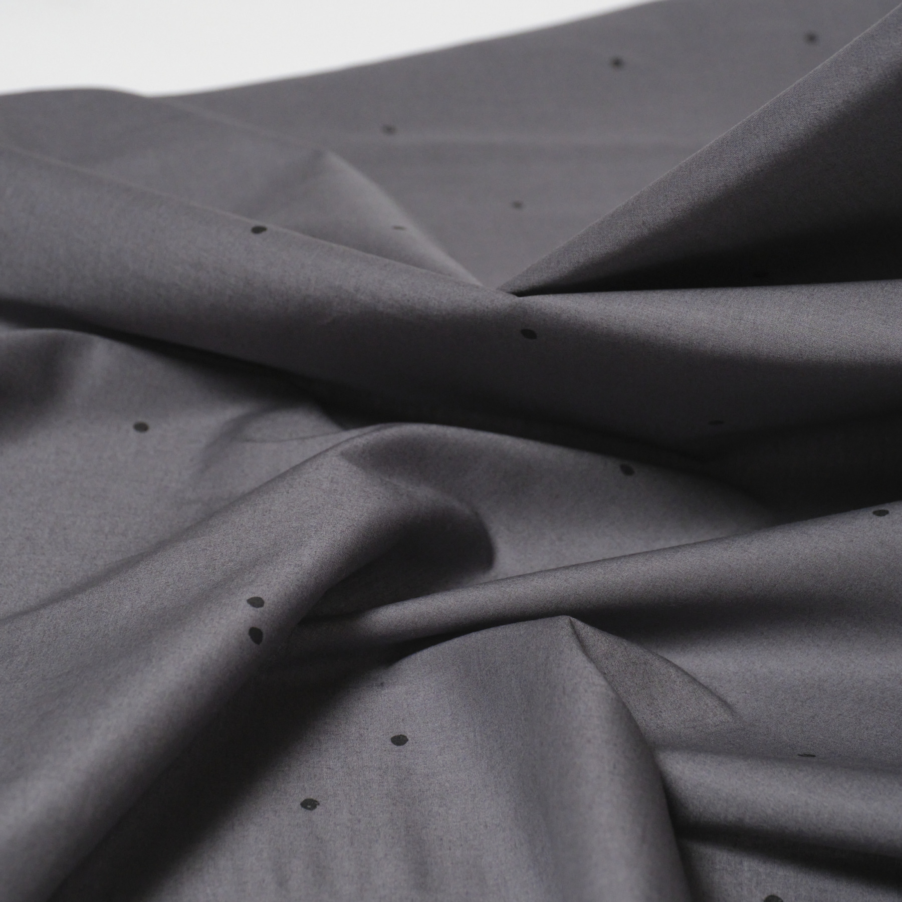 Daruma Fabric / Tane - Darkgray × Black
